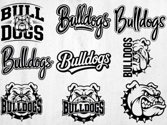 Dynamic Bulldogs SVG: Elevate Your Design Assets