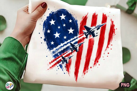 Elevate Patriotic Designs with a USA Flag Heart PNG