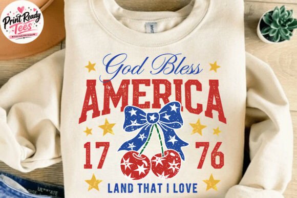 God Bless America 1776 4th of July PNG: Vintage Design for Modern Brands