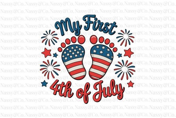 My First 4th of July Baby Footprint PNG: A Designer's Guide