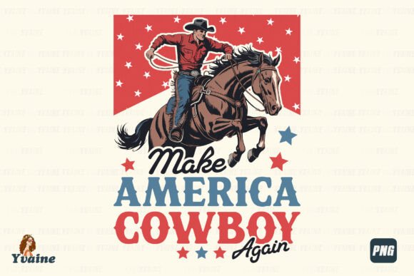 Retro 4th of July Patriotic Western PNG: Design Asset Deep Dive